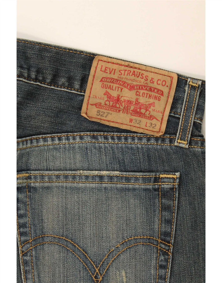Levi's ženske 527 Bootcut traperice W32 L32 tamnoplavi pamuk