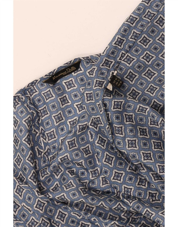 Massimo Dutti Ženski gornji dio bluze bez rukava EU 42 Large Blue Geometric