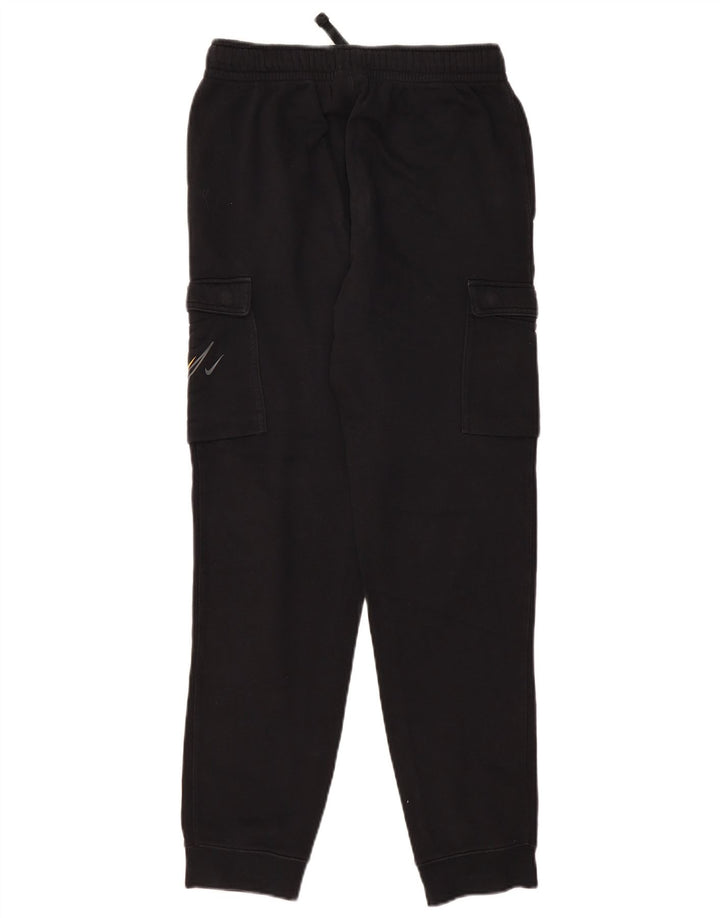 NIKE Boys Graphic Cargo Trenirka Hlače Joggers 13-14 Years XL Black