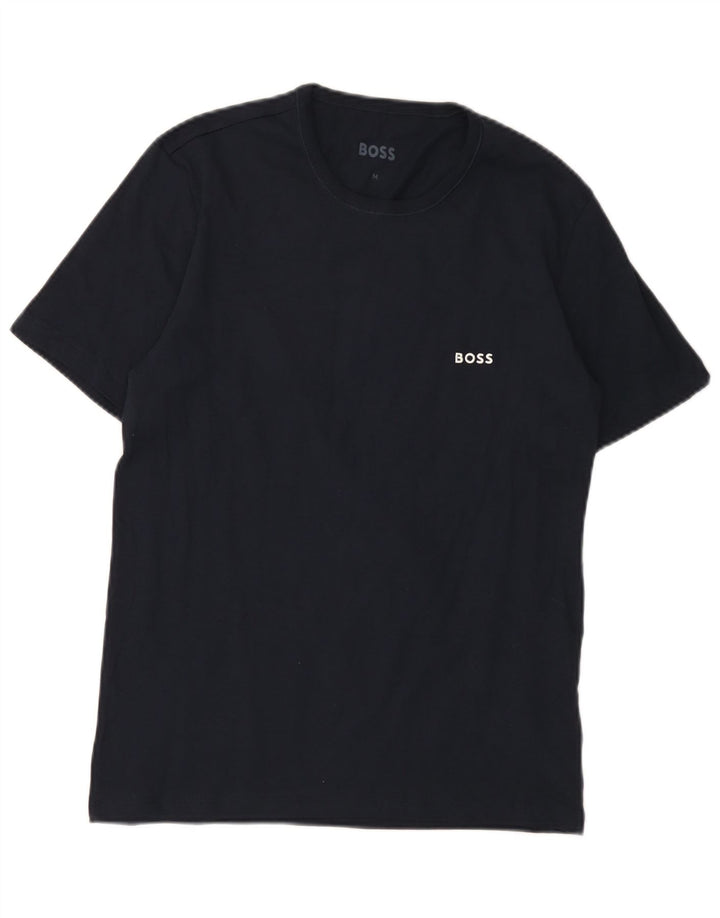 Hugo Boss muška majica kratkih rukava srednje tamnoplavi pamuk