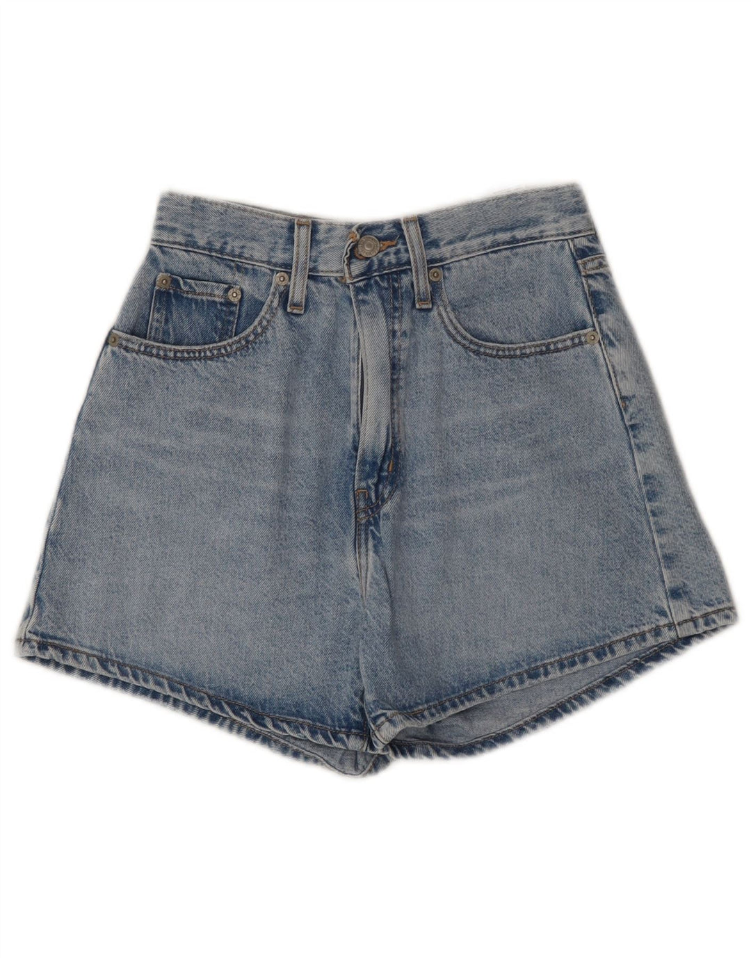 LEVI'S Ženske traper kratke hlače W24 XS Plavi pamuk