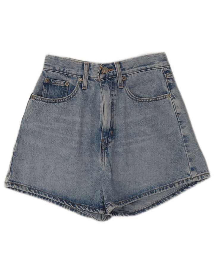 LEVI'S Ženske traper kratke hlače W24 XS Plavi pamuk
