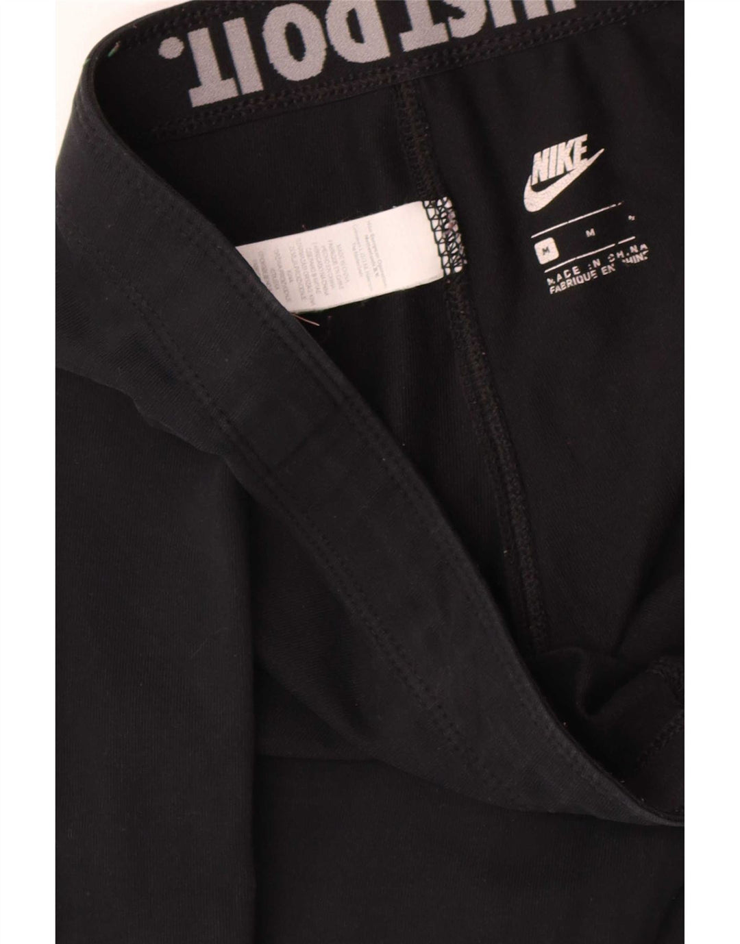 Nike ženske grafičke tajice UK 12 Srednje crni pamuk