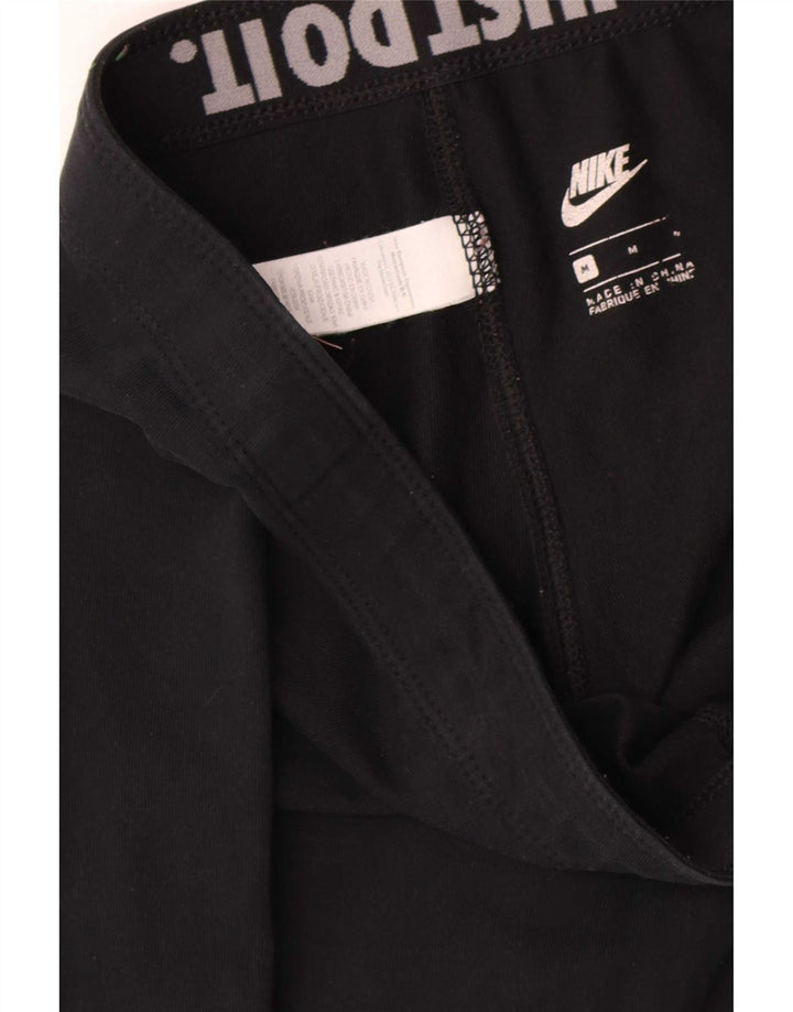 Nike ženske grafičke tajice UK 12 Srednje crni pamuk