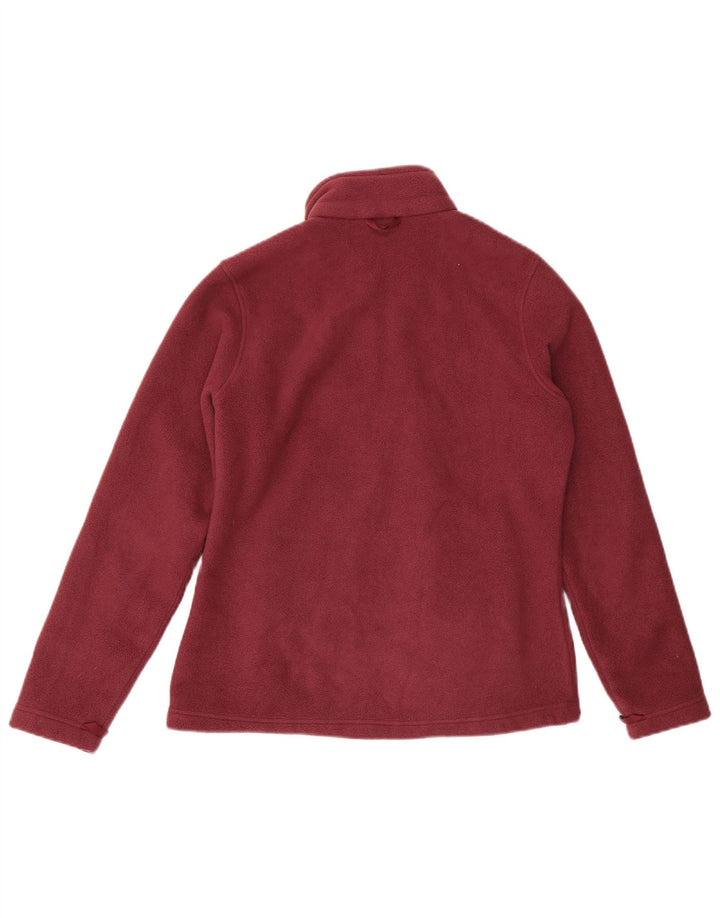 Jack Wolfskin ženska jakna od flisa UK 10/12 Srednji tamnocrveni poliester