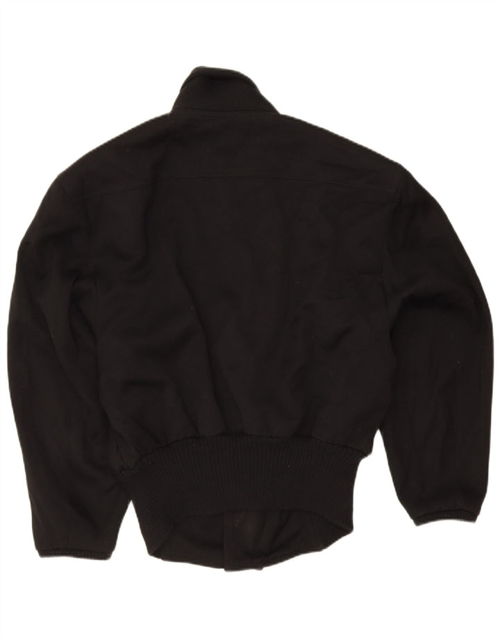 Vintage ženska prevelika bomber jakna UK 18 XL crna