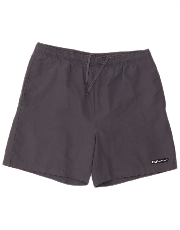 Reebok muške kratke hlače za kupanje srednje sive boje od poliestera