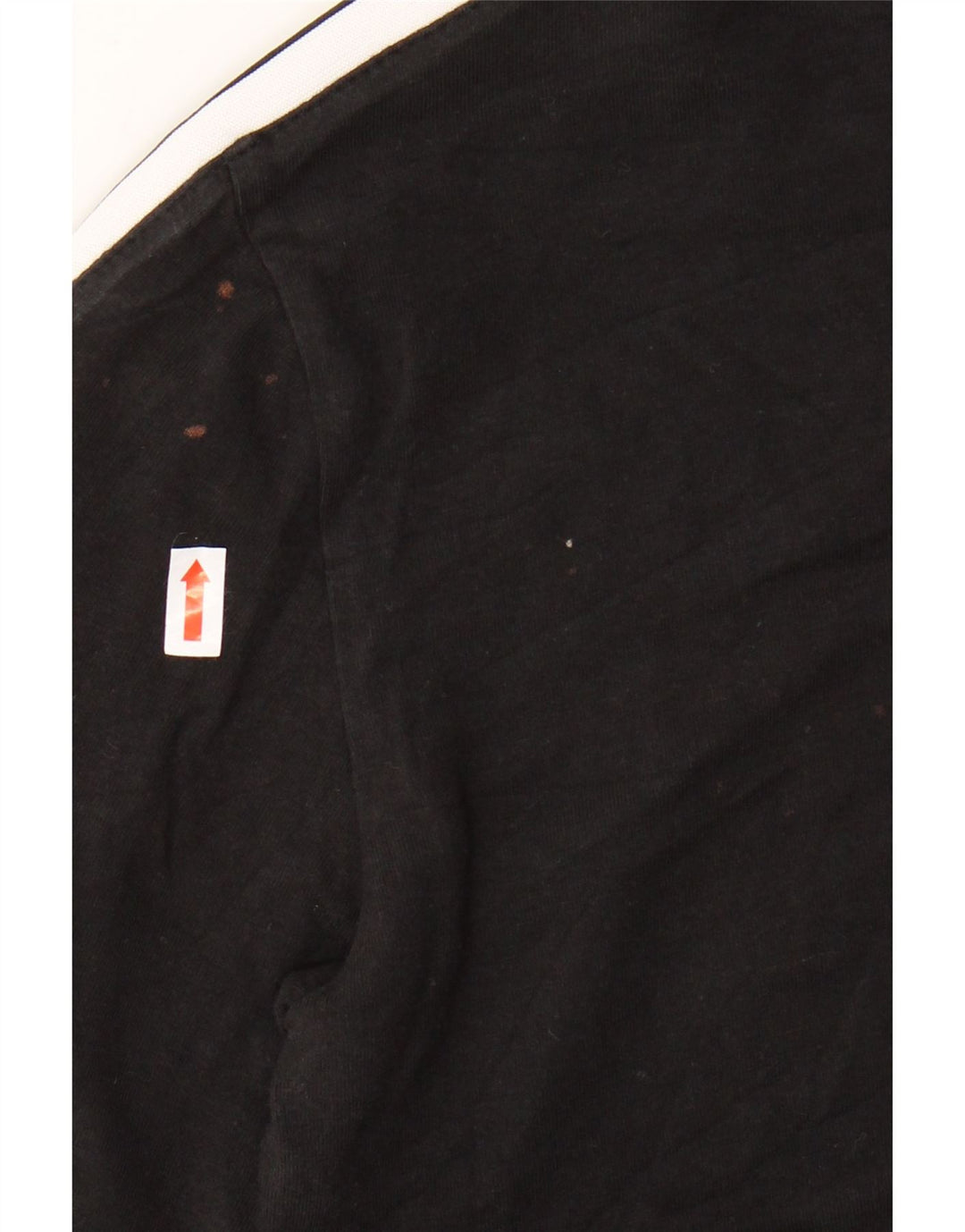 ADIDAS ženska majica kratkih rukava UK 12 srednje crni pamuk