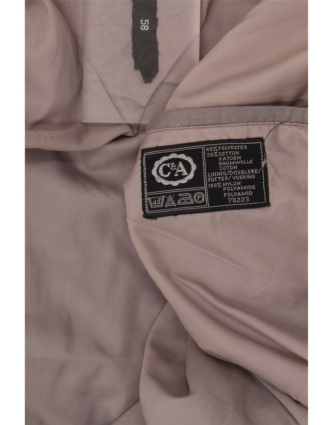 C & A muška bomber jakna IT 58 4XL sivi poliester u boji