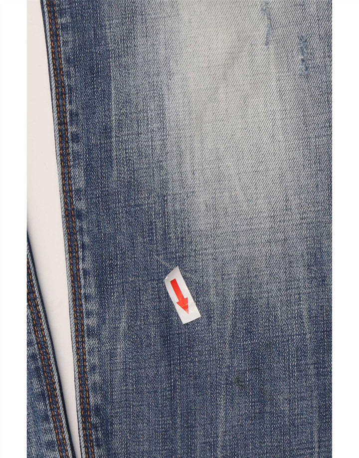 Superdry Mens Corporal Distressed Slim Jeans W31 L32 Plavi pamuk
