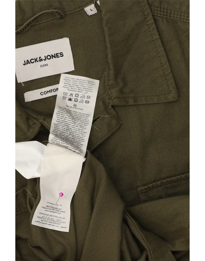 Jack & Jones muška košulja veliki kaki pamuk