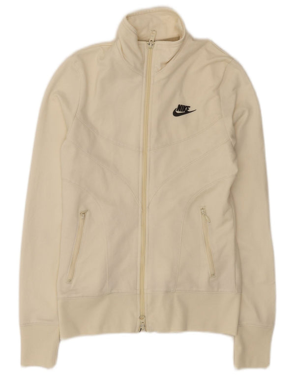 Nike Ženska gornja jakna za trenirku UK 8/10 Small off white poliester