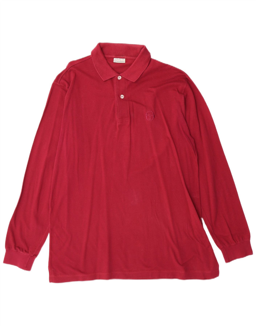 SERGIO TACCHINI Muška polo majica dugih rukava Srednje kestenjasti pamuk