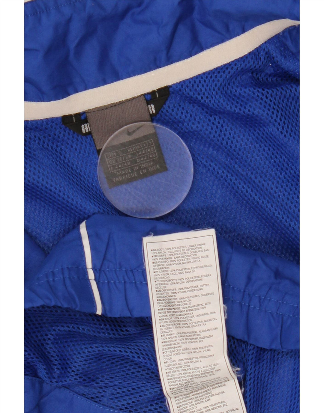 NIKE Muška gornja jakna za trenirku UK 36/38 Mala plava najlonska boja