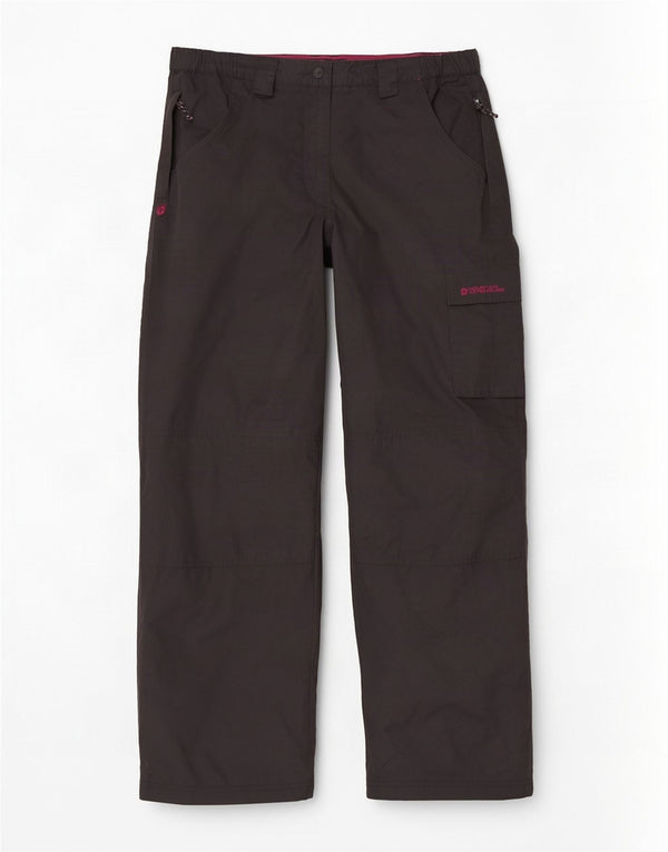 Mountain Warehouse Ženske ravne Cargo hlače UK 14 Large W34 L35 crne