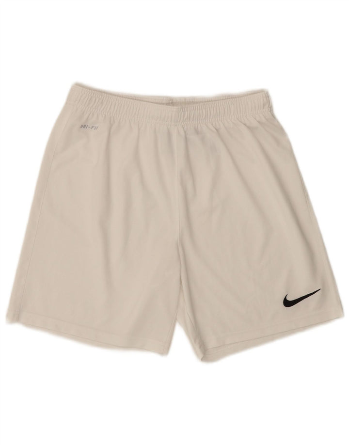 Nike muške Dri Fit sportske kratke hlače, male bijele poliesterske