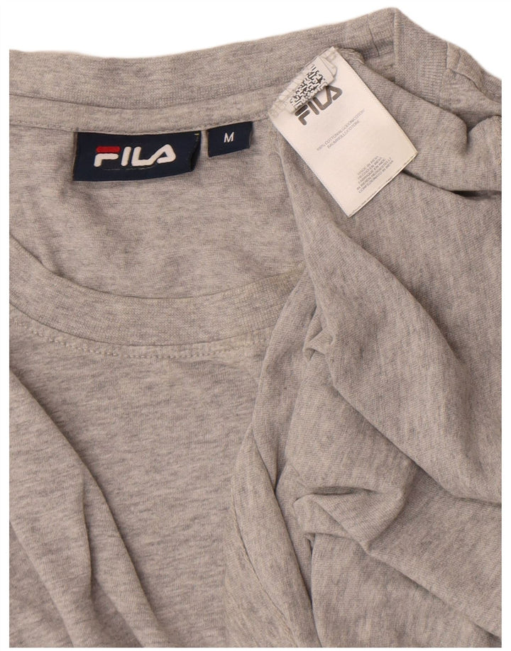 Fila muška majica kratkih rukava s grafičkim motivima, srednje siva