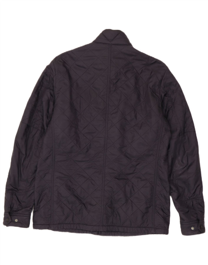 Barbour muška prošivena jakna UK 40 Large tamnoplavi poliamid