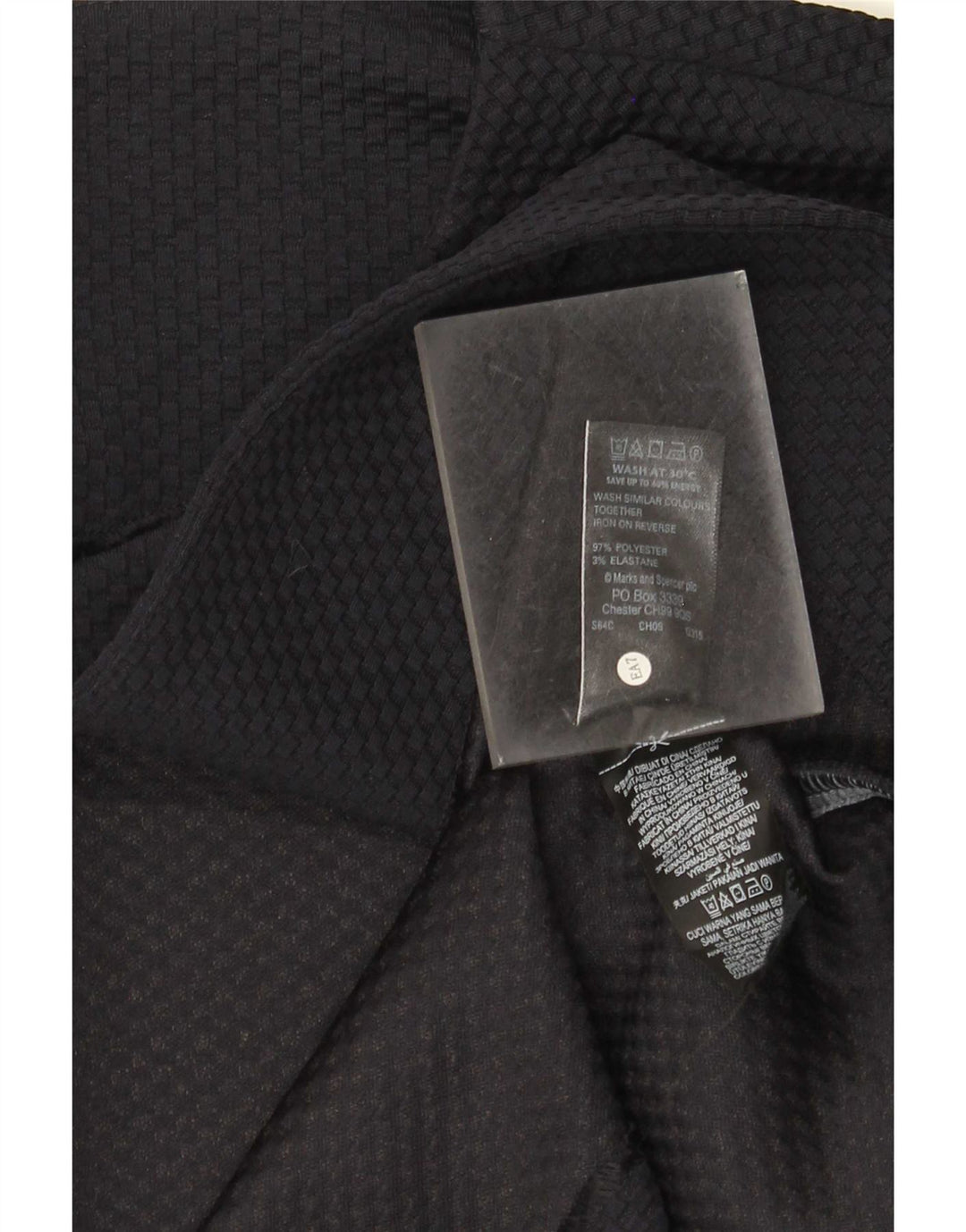 Marks & Spencer ženska jakna sa jaknom 3/4 rukava UK 16 Large tamnoplava