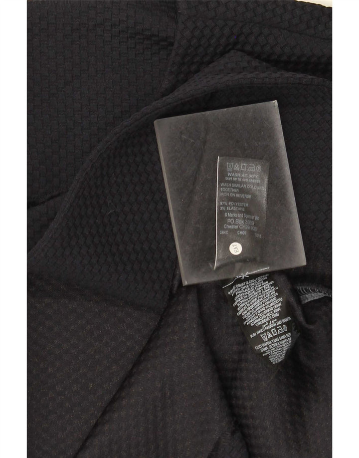 Marks & Spencer ženska jakna sa jaknom 3/4 rukava UK 16 Large tamnoplava