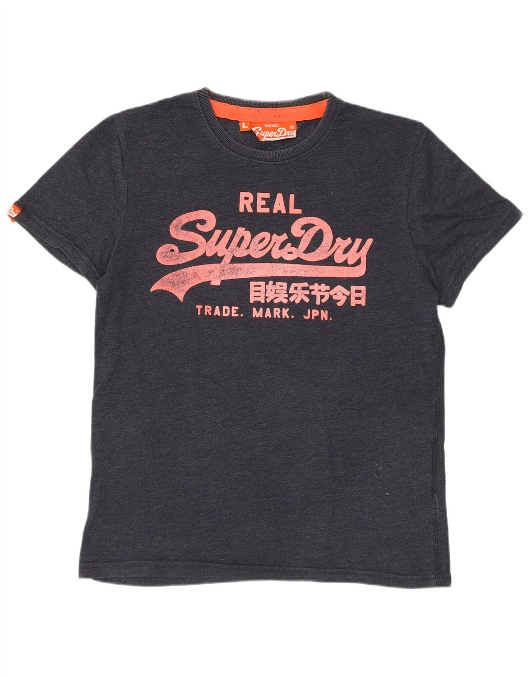 SUPERDRY muška majica kratkih rukava s grafičkim motivima, veliki tamnoplavi pamuk