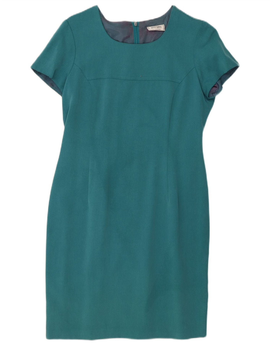 PRINCIPLES Womens Sheath Dress UK 14 Large Green Modal