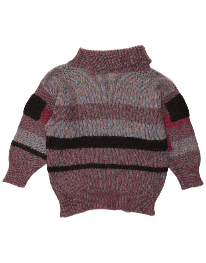 VINTAGE ženski pulover s rol izrezom UK 18 XL ljubičaste boje