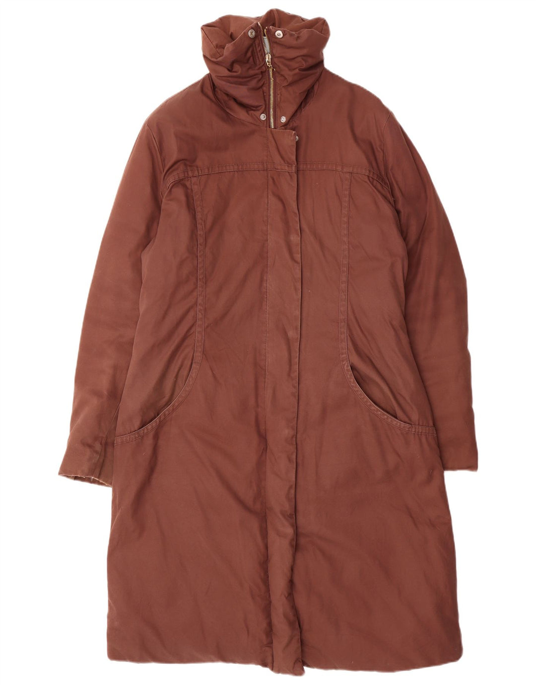 Trussardi Jeans ženski kaput IT 48 XL smeđi pamuk