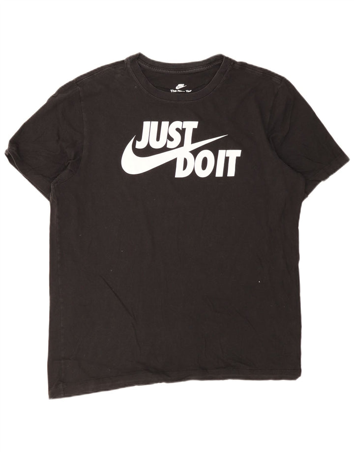 Nike muška majica s grafičkim motivima, veliki crni pamuk