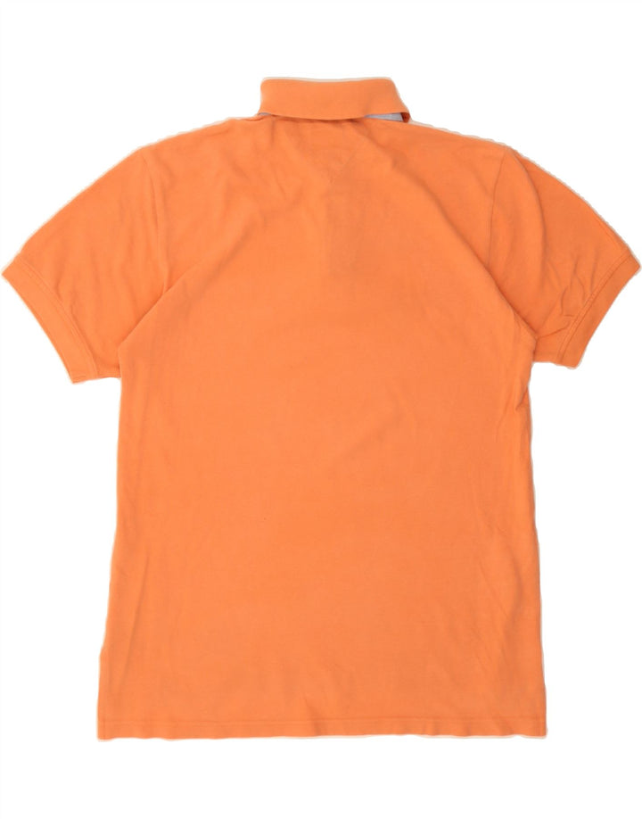 TOMMY HILFIGER Mens Polo Shirt Large Orange Vintage Tommy Hilfiger and Second-Hand Tommy Hilfiger from Messina Hembry 