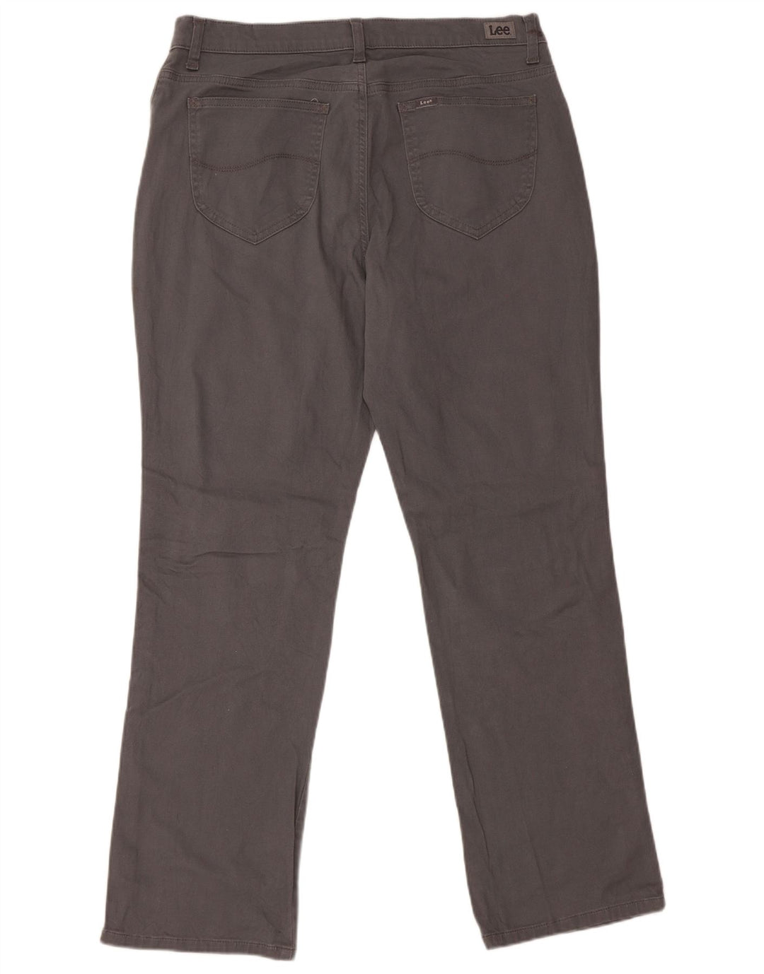 LEE Ženske ležerne hlače srednjeg kroja opuštenog kroja US 14 XL W36 L30 sive