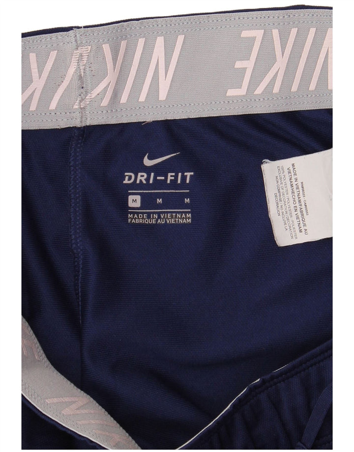 Nike Ženske Dri Fit Sportske kratke hlače UK 12 Medium tamnoplavi poliester