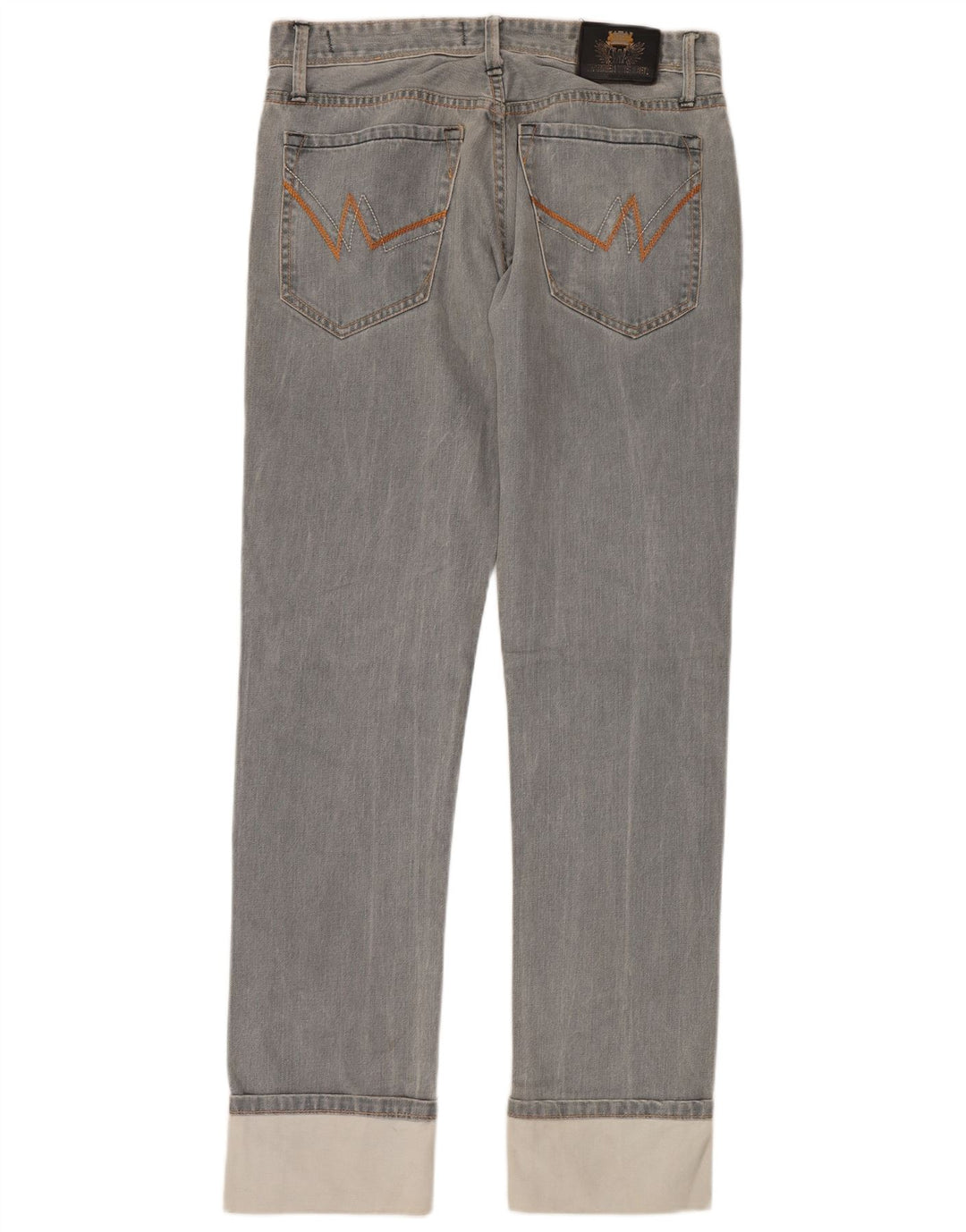 WARREN WEBBER Muške ravne traperice W32 L35 sivi pamuk