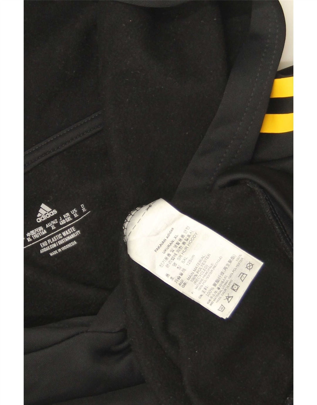 Adidas muška majica s kapuljačom XL crni poliester