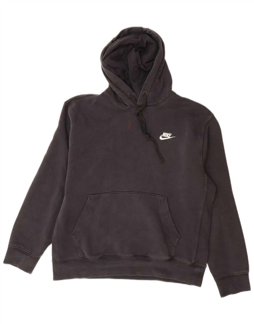 Nike muška majica s kapuljačom Srednje crni pamuk