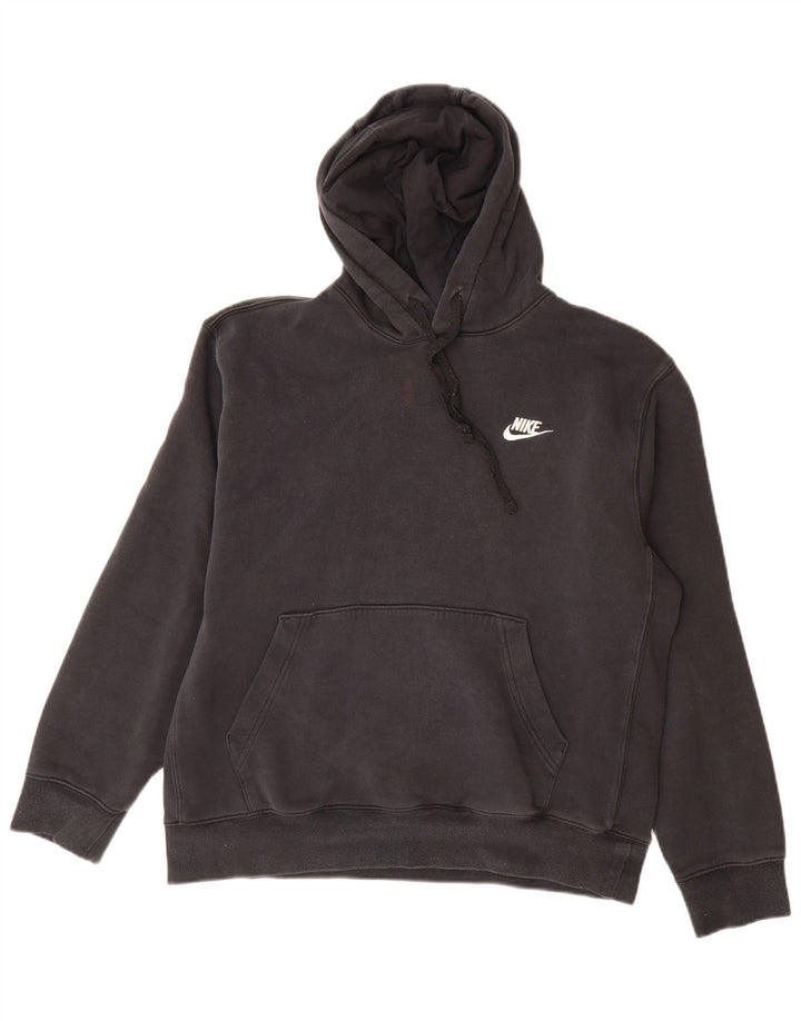 Nike muška majica s kapuljačom Srednje crni pamuk