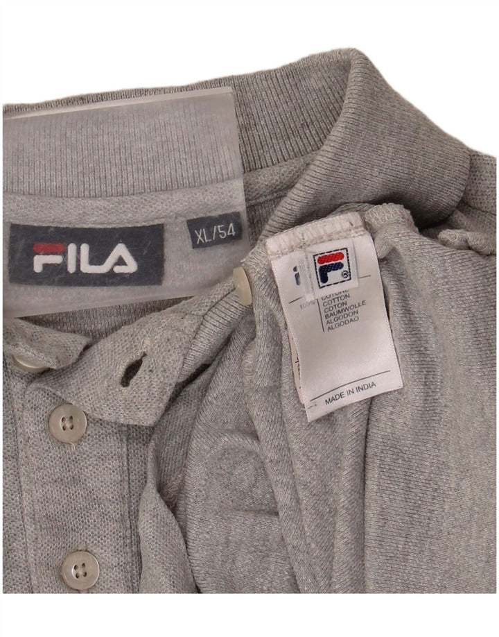 FILA muška polo majica IT 54 XL sivi pamuk