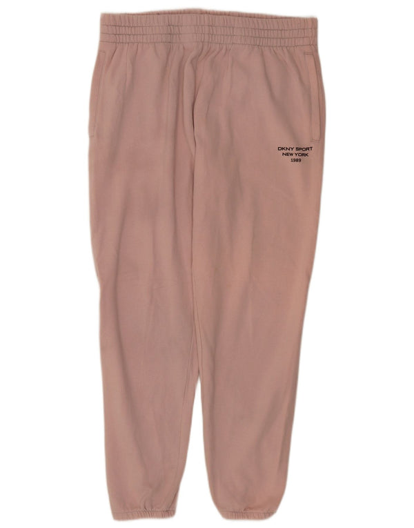 Dkny Ženska trenirka Hlače Joggers UK 18 XL Ružičasti pamuk