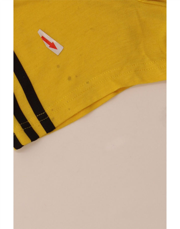 Adidas muška majica Climalite, veliki žuti poliester