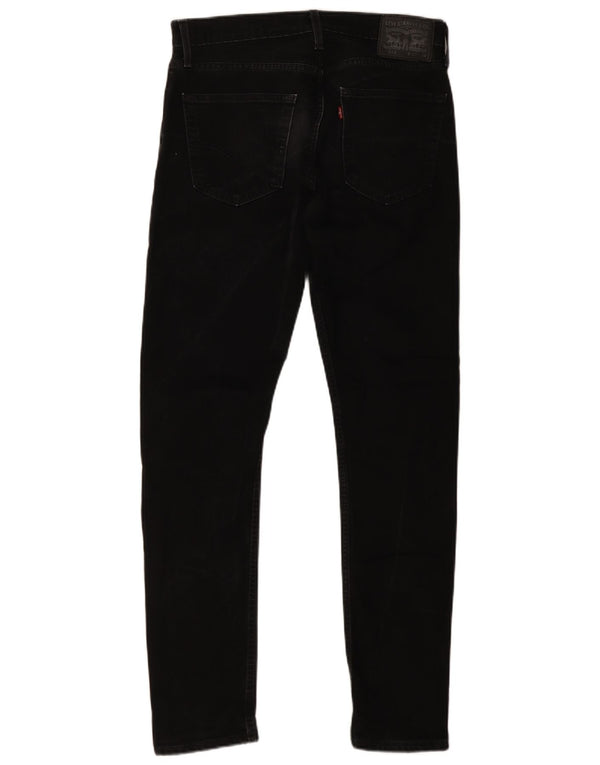 Levi's muške 512 uske sužene traperice W32 L34 crni pamuk