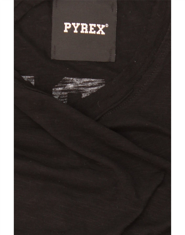 Pyrex ženski gornji dio s 3/4 rukavima UK 16 veliki crni