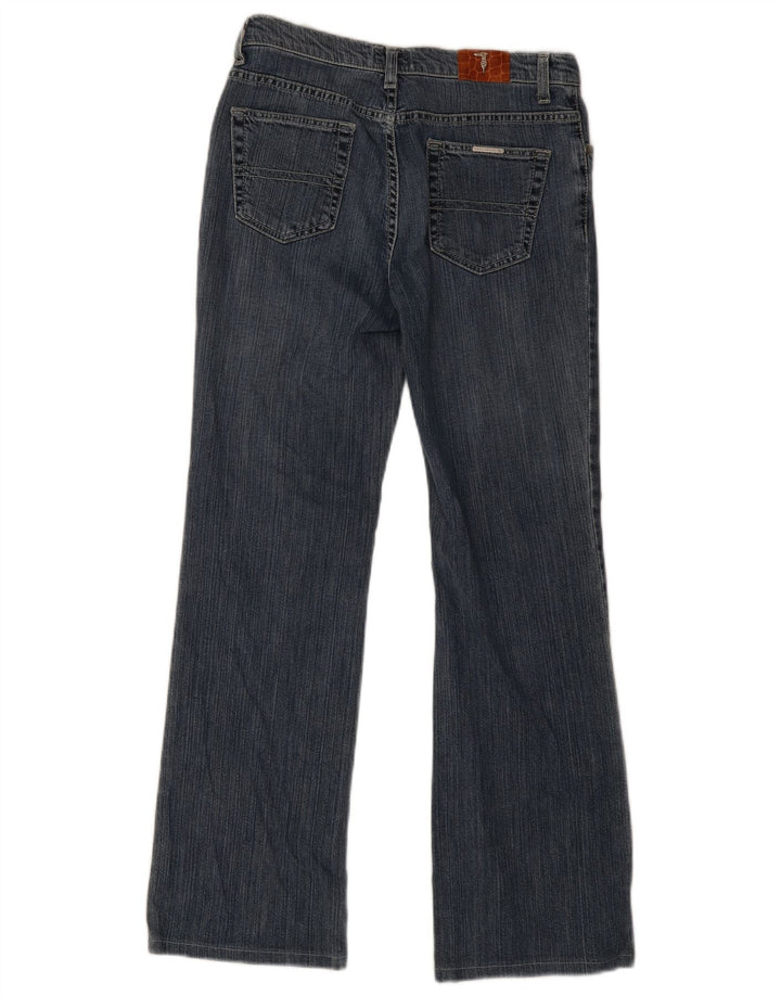 Ženske traperice TRUSSARDI Bootcut W27 L29 plavi pamuk