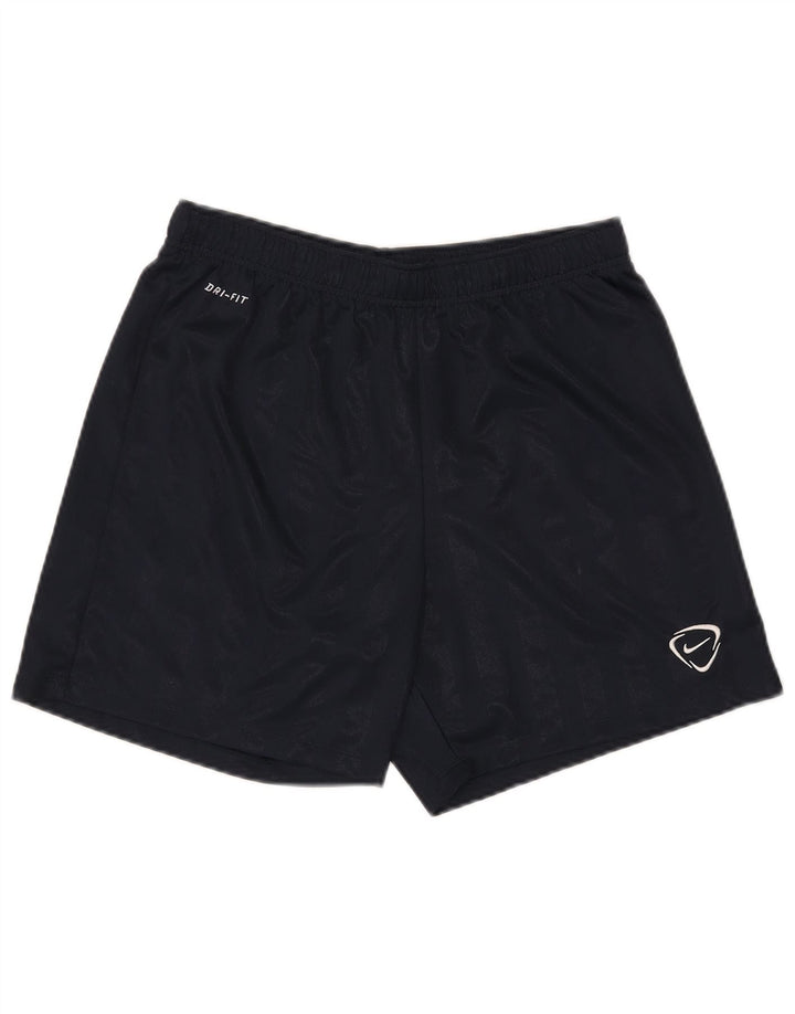 Nike Dri Fit sportske kratke hlače srednje tamnoplave pruge od poliestera