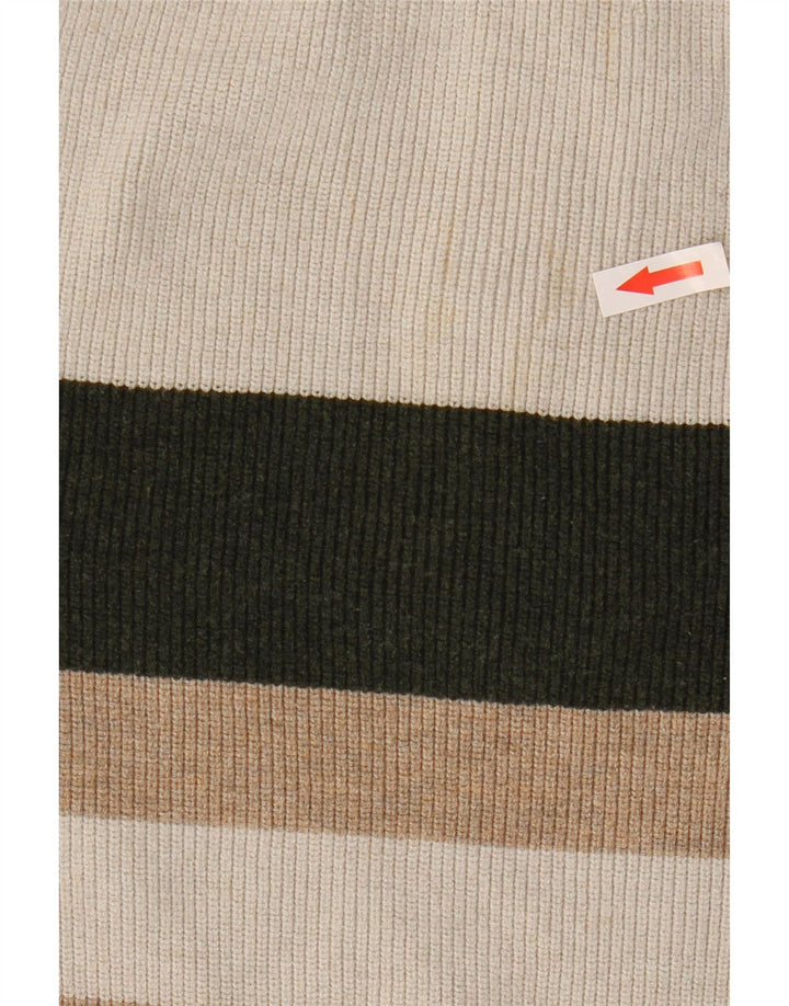 Marks & Spencer ženski džemper s izrezom s patentnim zatvaračem UK 10 Small Grey Colourblock