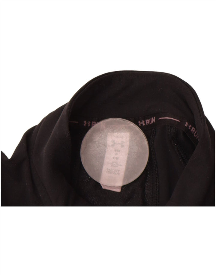 Under Armour Ženski top s dugim rukavima Heat Gear UK 10 Mali crni elastomer