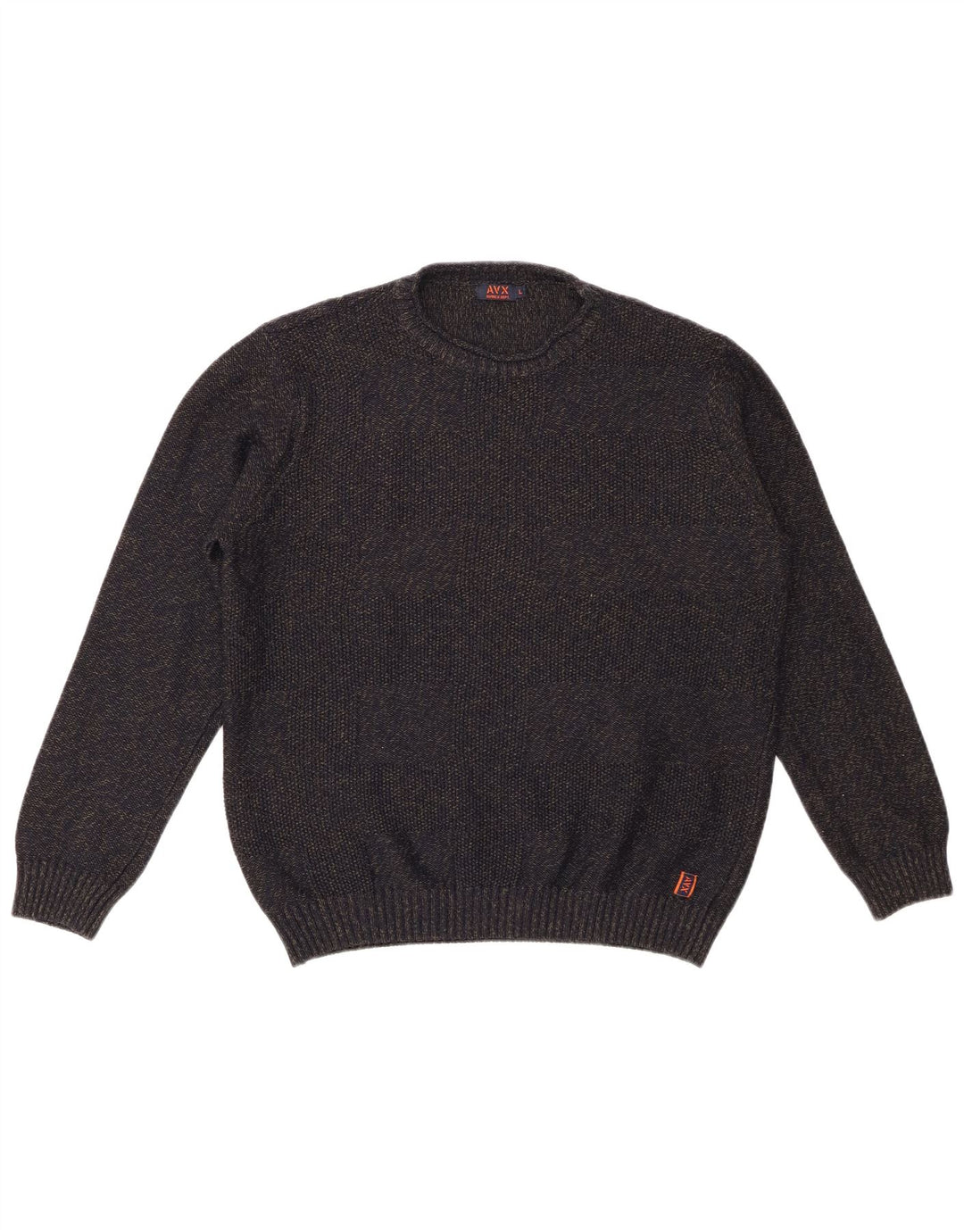 AVIREX ženski džemper s okruglim izrezom UK 16 Veliki tamnoplavi flekasti