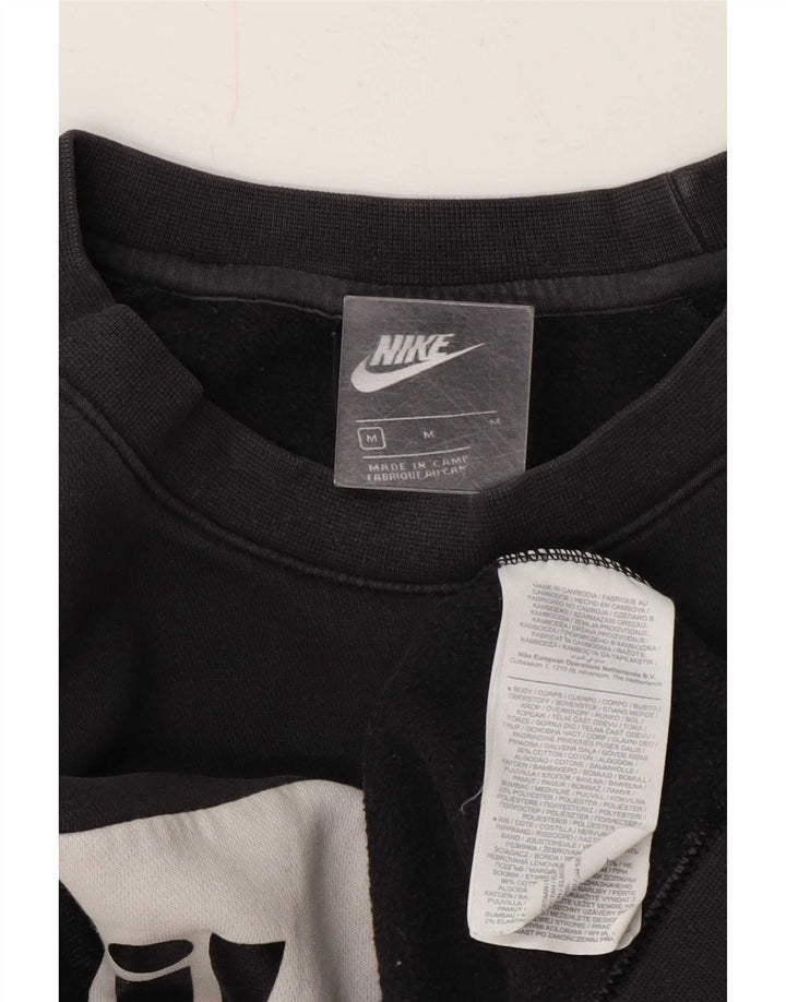 Nike muški džemper s grafičkim motivima srednje crne boje, pamuk