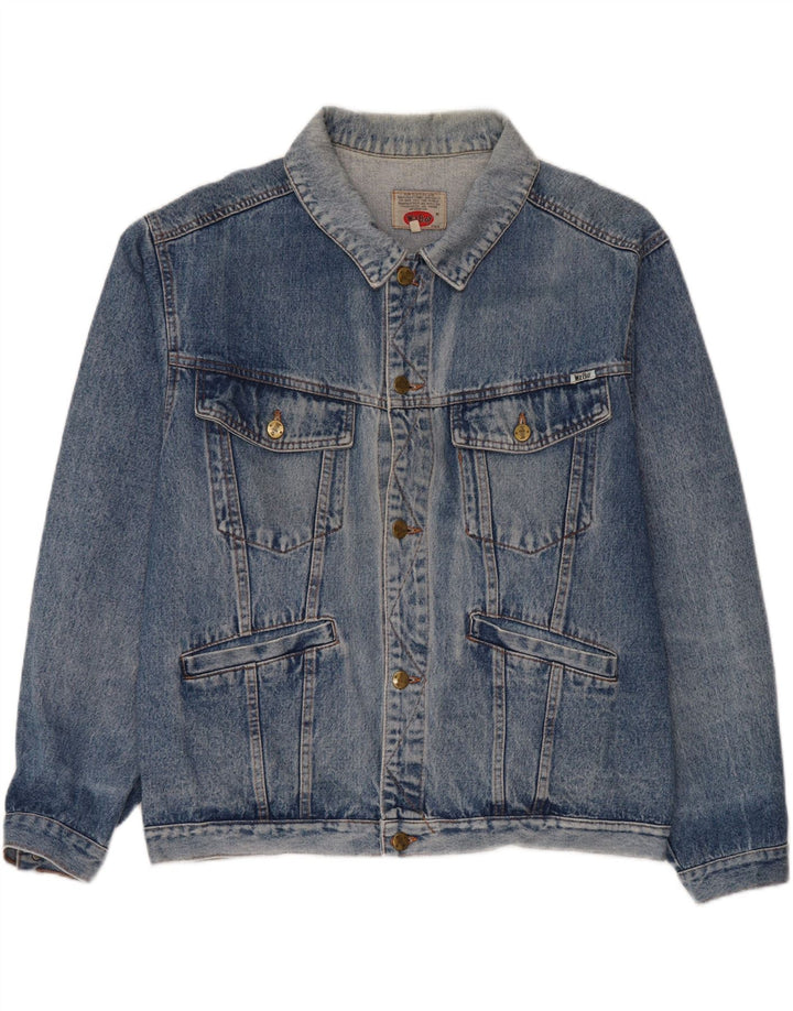 WITBOY Mens Denim Jacket UK 42 XL Blue