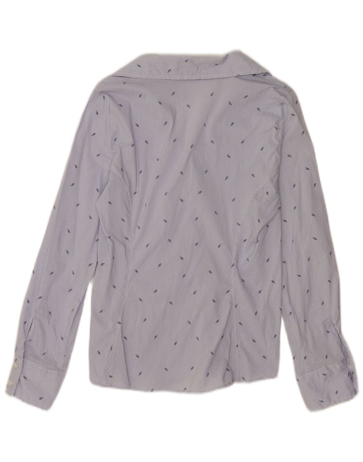 Zara ženska košulja UK 12 pamuk srednje plave pruge