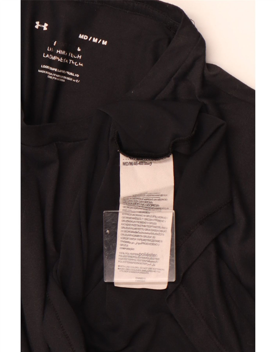 UNDER ARMOUR Muška majica kratkih rukava Srednji crni poliester